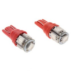 T10-360° 5SMD ROUGE