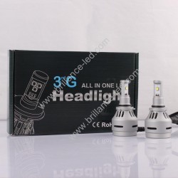 Kit LED H7 Blanc 2000lm - Nouveauté !!! 